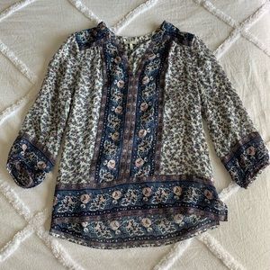 Joie Silk Blouse Size M